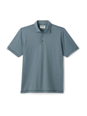 Linksoul Short-Sleeve Polo in Slate Teal